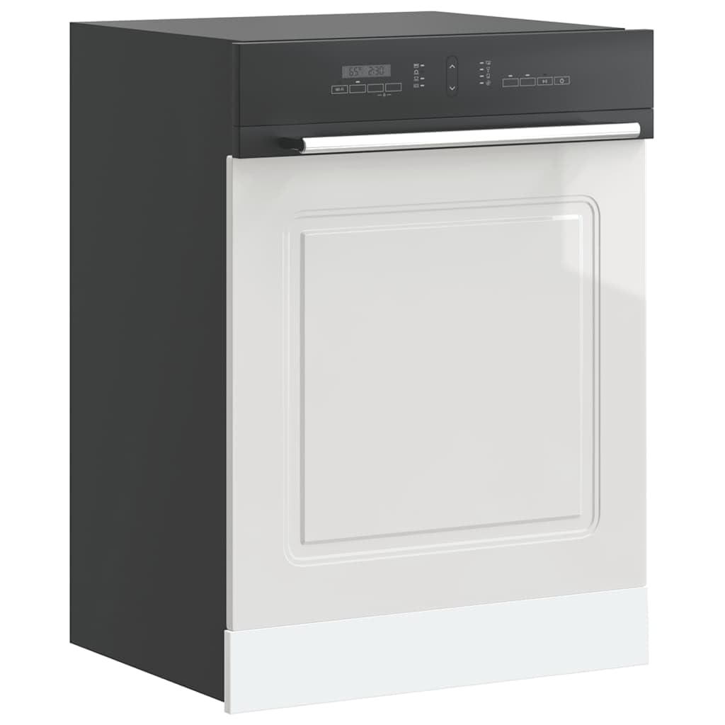 Cache lave-vaisselle Calmar blanc pour cuisine ouverte et salle à manger