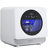 Silonn Portable Countertop Dishwasher | Triple-Jet Cleaning, Smart App Control, Built-In Water Tank & Dual Supply | Compact Design for Dorm, Apartment, RV