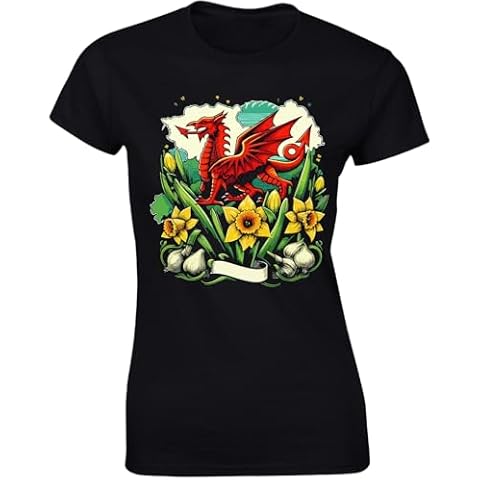Proudly Welsh St Davids Day T-Shirt Cover
