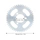 Elektroroller 47T 25H Kettenrad, Elektrofahrrad 25H 47T 3 Löcher Stahl Kettenrad Elektroroller Zahnrad Ersatz