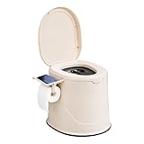 【Envio São Paulo】Vaso Sanitário Portátil Banheiro Químico Móvel para Idosos, Gestantes e Adultos — Compacto, Antiderrapante, Com Tampa Selada, Balde Interno Removível e Fácil para Uso Doméstico