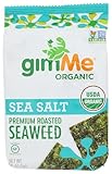 GimMe Organic Roasted Seaweed Snacks, Sea Salt, 0.17 Ounce