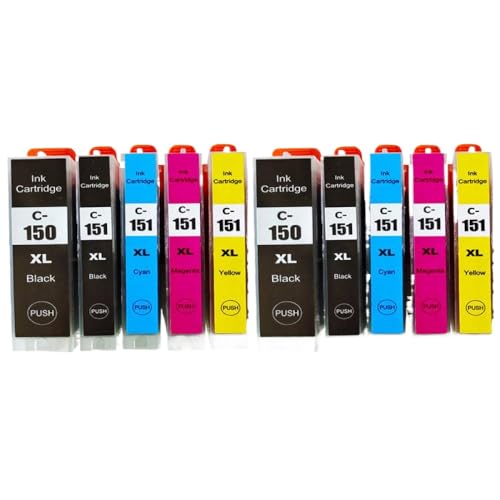 Cartouche d'encre PGI 150 CLI 151 pour imprimante Canon Pixma IP7210 MG5410