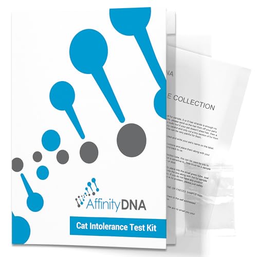 AffinityDNA Cat Intolerance Test for 200 Food and Non-Food Items | Home Sample Collection Kit for 1 Feline | Results in 5 Business Days | A Complete Cat Allergy Kit with No Extra Fees