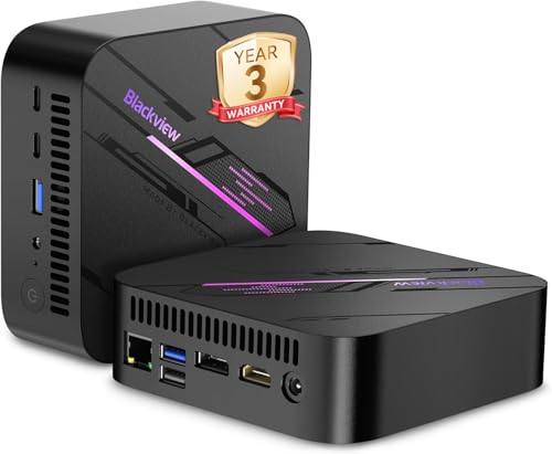 Les 10 Meilleurs Mini PC gamer en 2025 : Comparatif et guide complet 8 Blackview MP100 Mini PC 2025 Win11 Pro, AMD...