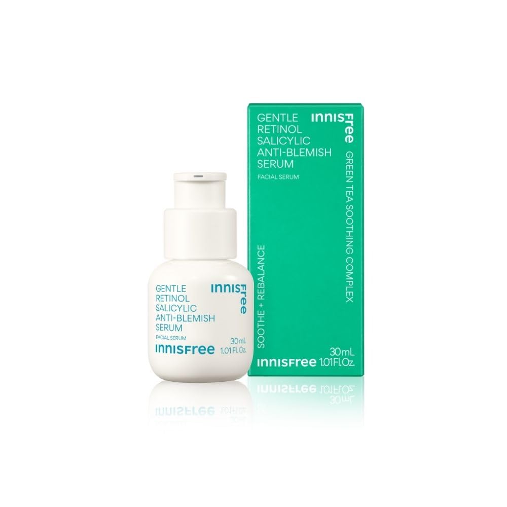 INNISFREE Gentle Retinol Salicylic Anti-Blemish Serum, Brightening Korean Serum, Reducing blemishes & Fading post-acne marks - Image 2