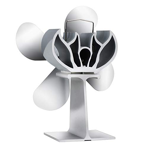 最安値 Arbs 薪ストーブファン 放熱設計ファンブレード 耐久性抜群おしゃれ ロケットストーブサーキュレーター 空気循環器 薪ストーブアクセサリー 暖房器具 50 400 動作 タイプa シルバーの価格比較