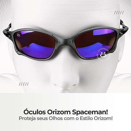 Oculos Mandrake Lupa do Vilão, Metal, Lente Polarizada, Esportivo, Ciclismo, Proteção UV, Qualidade