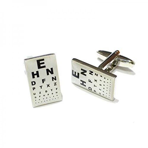 Mancornas estilo tarjeta de prueba óptica para hombre miniatura 1