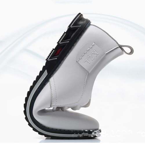 Men's Leather Lace Up Flats Dress Oxfords,Fashion Breathable Slip On Walking Shoes Business Office Party Comfort Loafers2