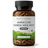 Jolly's Herbal Jamaican Guinea Hen Root, Anamu Herb, 100% Wild Harvested, 60 Vegi Capsules (Pack of 1)