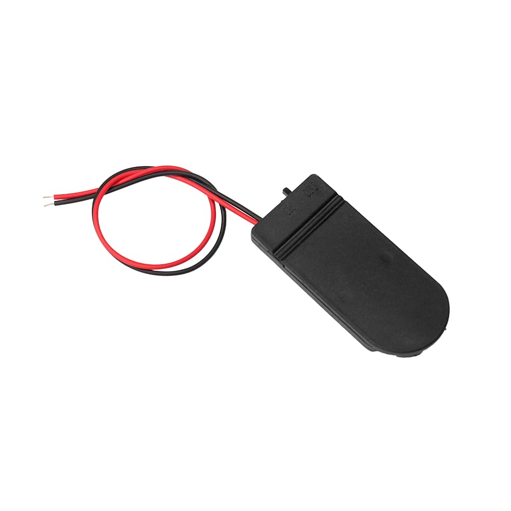 Electronic Spices 1Pcs CR2032 Battery Holder with Switch 2x3V coin cell holder cr20322 Battery Holder Case Box with Wire Lead ON-Off Switch (Black) (B09K43KXFH) Amazon Price History, Amazon Price Tracker