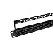 immagine 4CMYKZONE 24 Port 1U Pannello Patch Cat6 Montabile in Rack PRO Rj45 110 Network Mini Patch Panel Stampaggio Integrato, Senza Ruggine, Resistente (Cate6 Rj45 Dritto)
