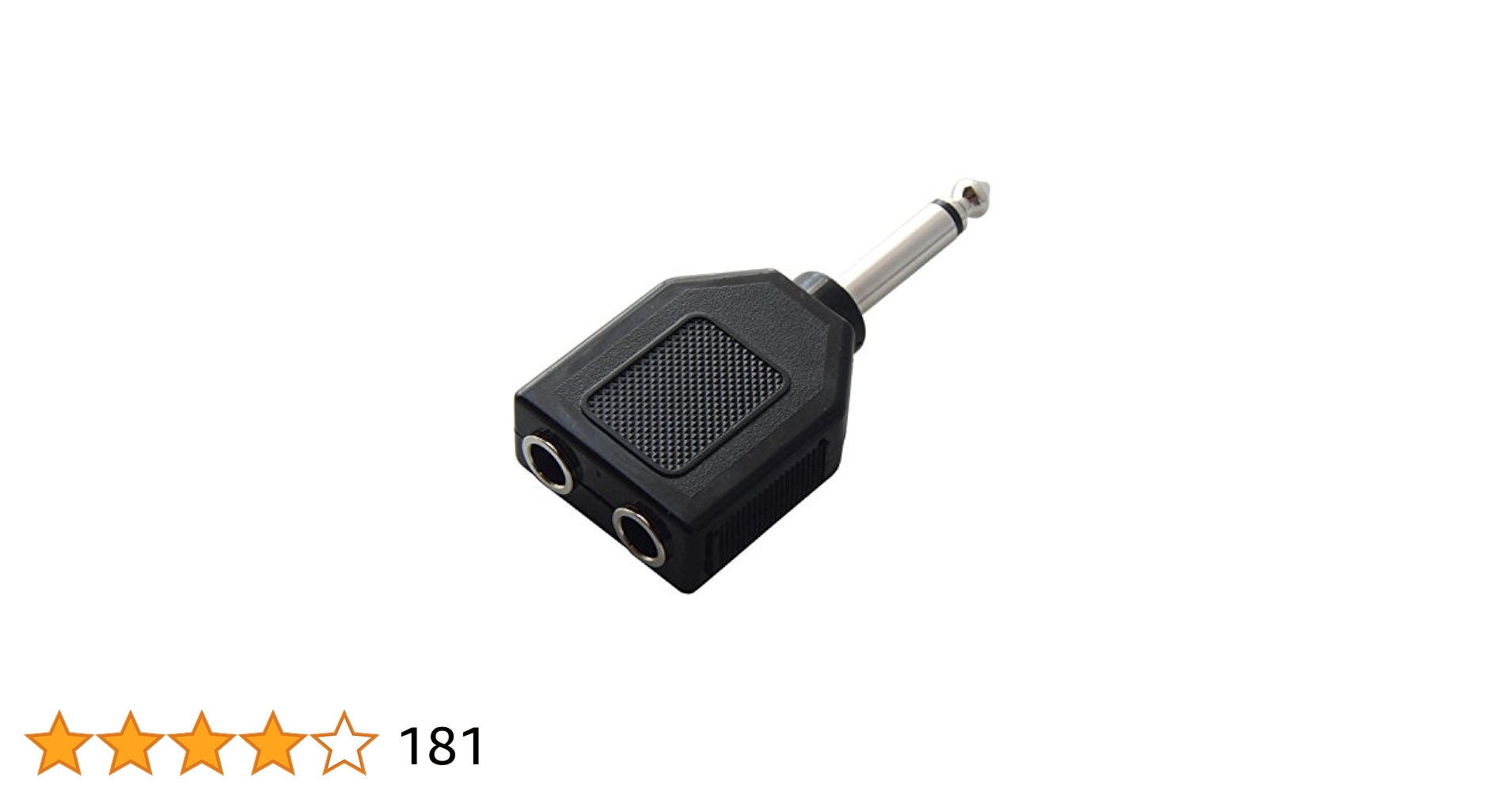 Amazon | φ6.3mm モノラル標準プラグ(オス) → φ6.3mm モノラル