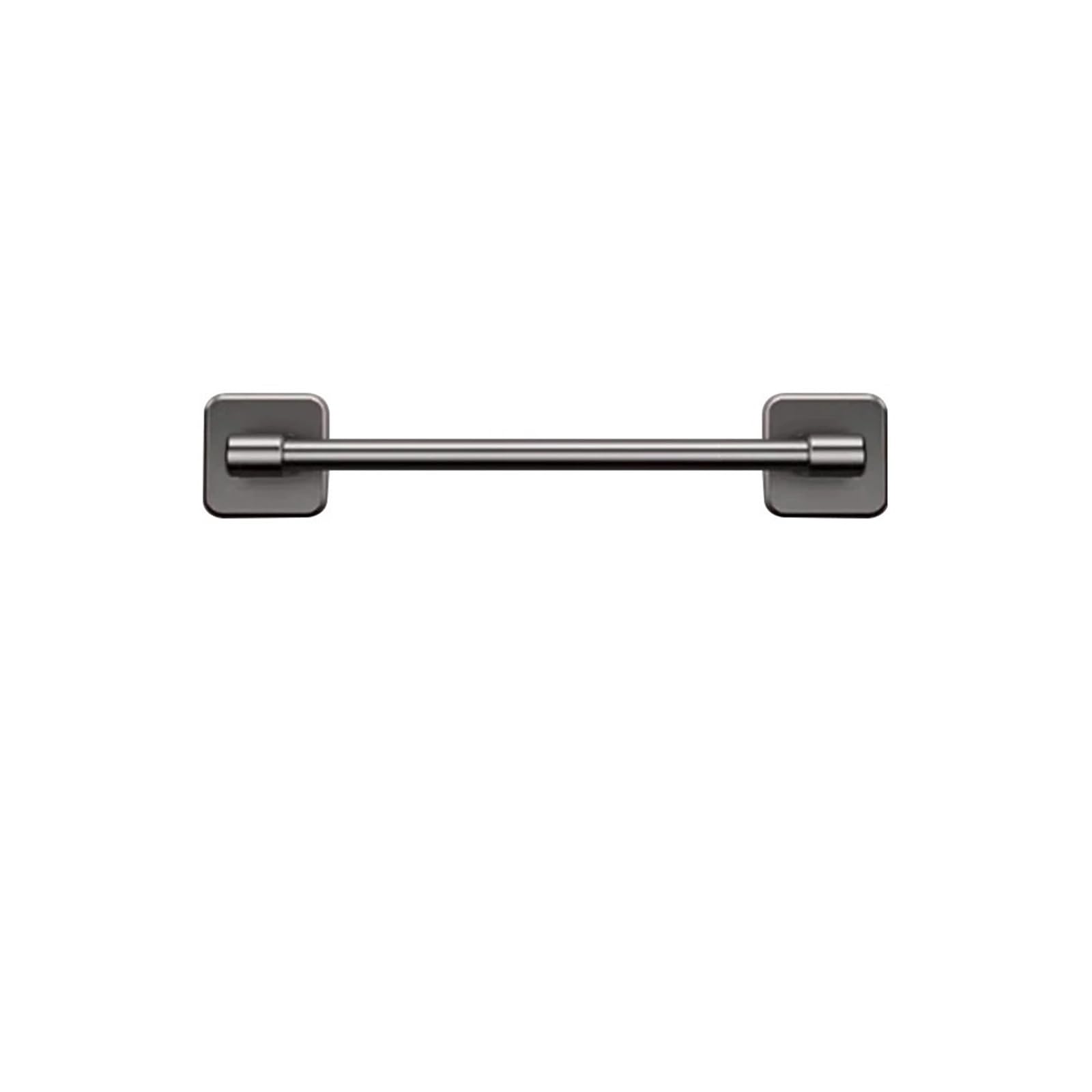 Bathroom towel rail Bathroom Towel Rack Punch Free Black White Grey Bath Self-Adhesive Bar Kitchen Hardware Accessories(Grey 30 cm)