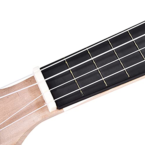 Cikonielf Ukulelen-Anfänger-Set - 53 cm Lindenholz 4 Saiten Ukulele DIY Kit Instrument Zubehör - 53 x 17,5 x 5,5 cm Lindenholz Cover