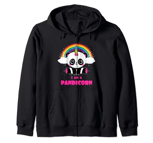 Pandacorn Panda Pandicorn Sudadera con Capucha