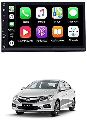 AYW 7 INCH Full Touch Double Din Car Screen Stereo Media Player Audio Video Touch Screen Stereo Full Touch HD with MP3/MP4/MP5/USB/FM Player/WiFi/Bluetooth & Mirror Link for Honda City 2018-image-29
