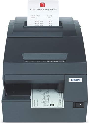 Epson TM-H6000III Multistation Printer. TM-H6000III-S01 SER EDG W/MICR TM-H6000III-S01 NO PWR SPLY RP-TR. Dot Matrix, Thermal Transfer – Serial – MICR, Drop-in Validation