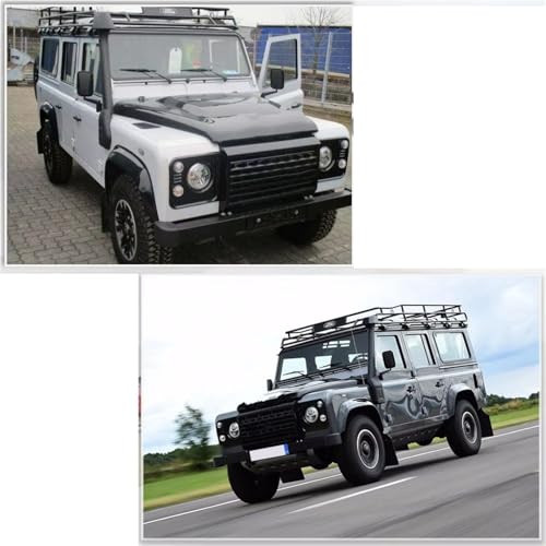 Calandre style Aventure pour Land Rover Defender en escapade