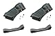 BISOMO Set 2X Schlauch, 2X Felgenband, 2,25 x 16 Zoll, Mit Autoventil, Für Simson Moped, Anhänger, Mofa