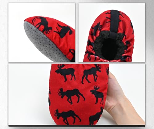 Keyela Mens Slipper Socks With Non Skid Bottoms, Warm Slipper Socks With Grippers For Men, Fuzzy House Slippers4