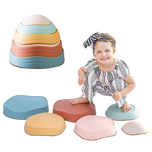 Balance Stepping Stones for Kids(6pcs)|Kids Stepping Stones|Toddler Stepping...