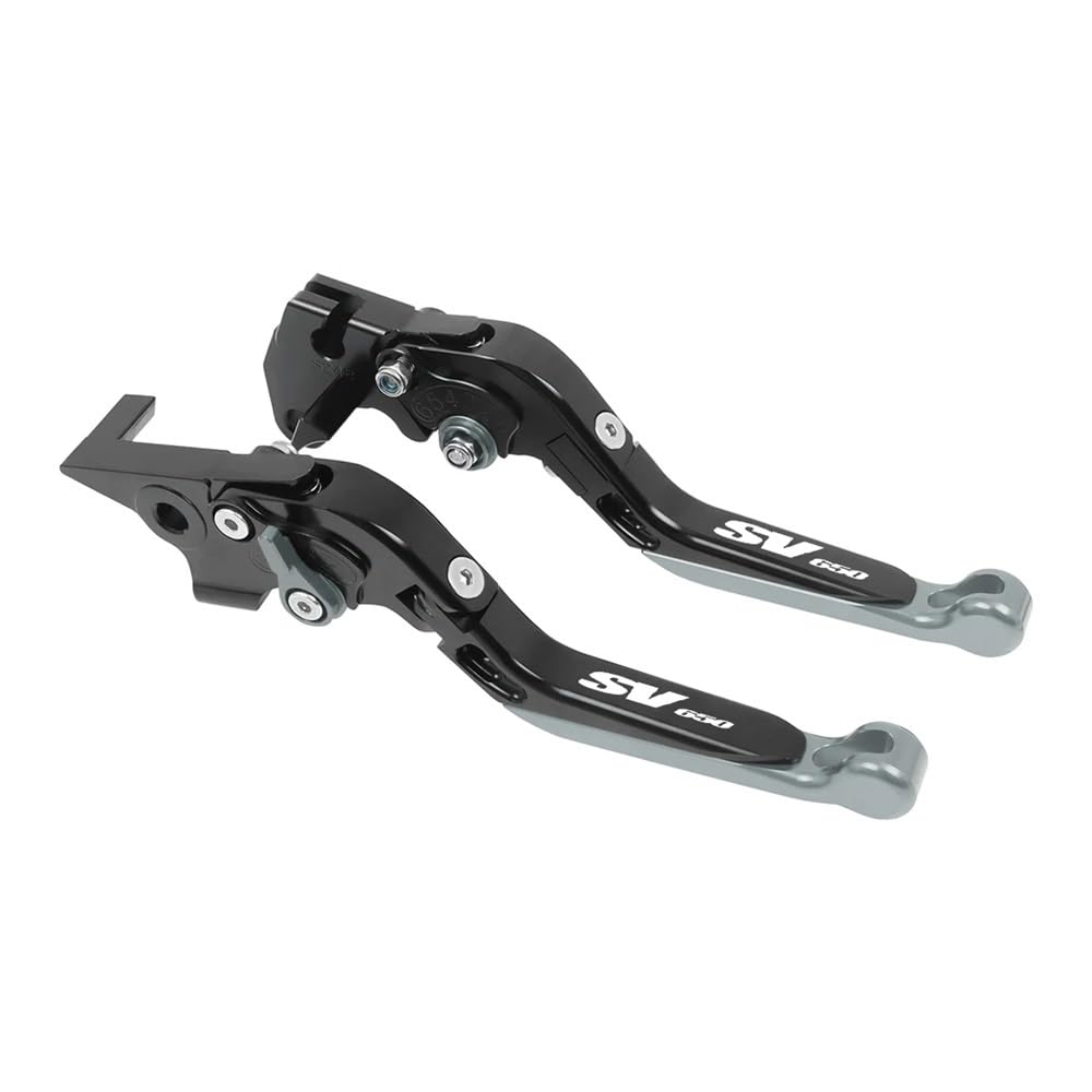 MLIOJU Motorcycle Clutch Lever SV 650 SV650S Motorcycle Adjustable Extendable Folding Brake Clutch Levers Handlebar Grips for SV650 SV 650S 1999-2012