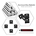 RT-TCZ Window Button Switch Trim Cover Aluminum Alloy Decoration Interior Accessories Compatible with Jeep Wrangler JK JKU 2012-2017,Black