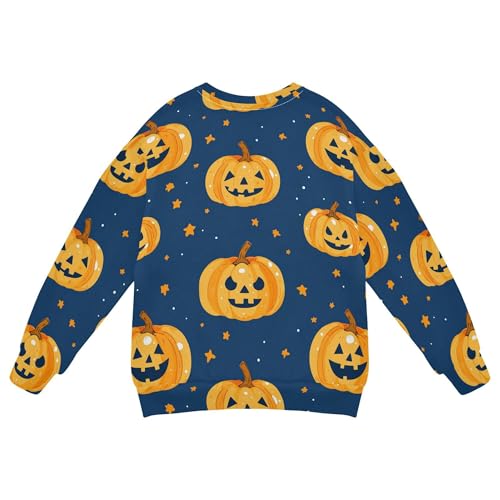 JUNZAN Cartoon Cute Pumpkins Little Boys Pullover Hoodie Long Sleeve Tops Clothing Shirts Sports 4T2