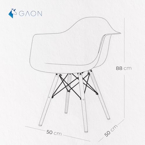 La Mejor Recopilación de Silla Eames Con Brazos que puedes comprar esta semana. 15 Silla Eames Con Brazos marca MIREL (3)