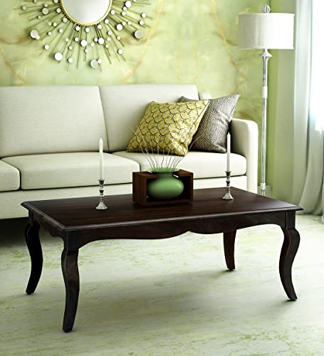 Solid Sheesham Wood Coffee Center Table for Living Room | (Nahar Leg-W) Solid Sheesham Wood Coffee Center Table for Living Room | (Nahar Leg-W)