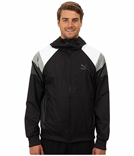 PUMA Veste Coupe-Vent Homme Noire Taille S Icon Wind Jacket