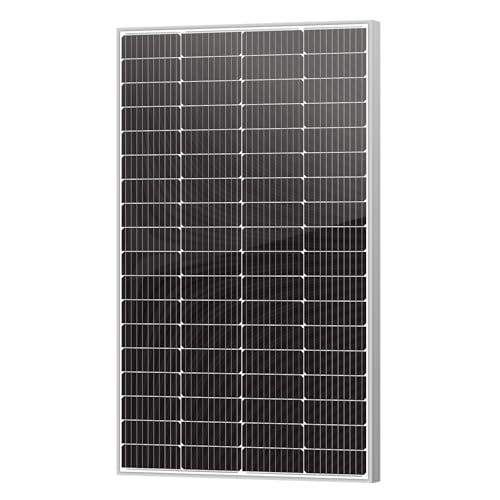 Newpowa 10BB 200W 24V Monocrystalline 200 Watt 24Volt Solar Panel Designed for 24V Charge System Off Grid, High Efficiency Mono Module RV Marine Boat Off Grid (200W New)