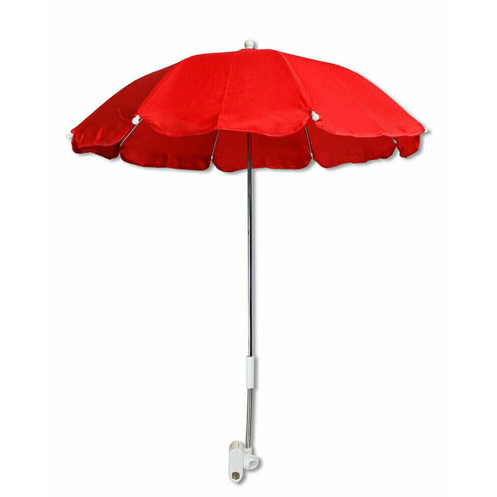 Vetrineinrete® Ombrellino per passeggino parasole ombrello Ø70 cm per carrozzina protezione dai raggi solari uv accessori per carrozzino P78