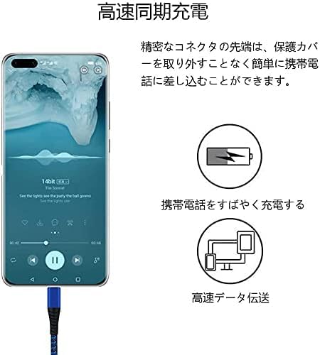ichanger USB Type C ケーブル 2m 3本セット