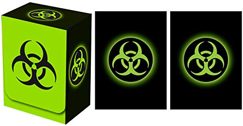Legion Supplies Absolute Iconic Green Biohazard Deck Box with 100 Sleeves Legion Supplies Absolute Iconic Green Biohazard Deck Box with 100 Sleeves