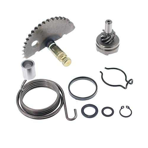 Glixal GY6 49cc 50cc 80cc 100cc Kick Start Shaft with Idle Gear Sets
