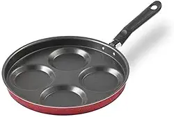 Brinox - Frigideira 4 Ovos Garlic 26x8cm - Vermelho