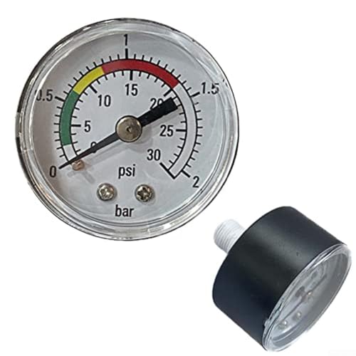 SiSinkal Kit de Remplacement pour manomètre en Acier Inoxydable pour Pompe à Filtre à Sable Intex 11224 de 35,6 à 40,6 cm avec Joint torique et système de...