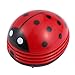 niceeshop(TM) Mini Table Dust Vaccum Cleaner Red Beetles Prints Design