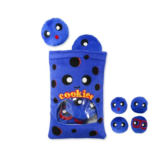 犬 おもちゃ 知育玩具 ノーズワーク 音がなる 犬用 ペット用品 ストレス解消 音 (cookies)