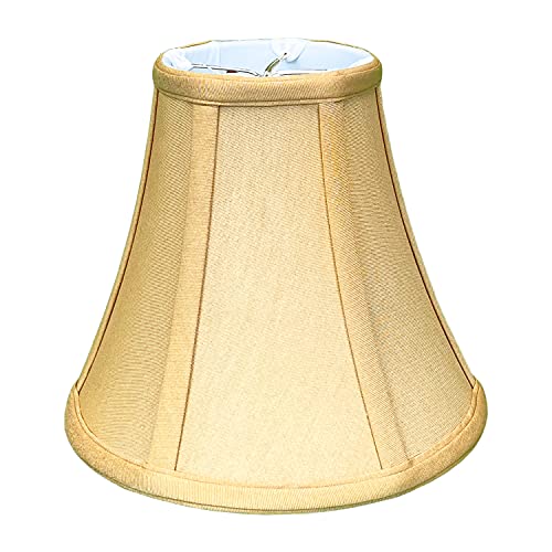 Image of Royal Designs, Inc. BSO-704-8AGL True Bell Basic Lamp Shade, 4 x 8 x 7.25, Antique Gold