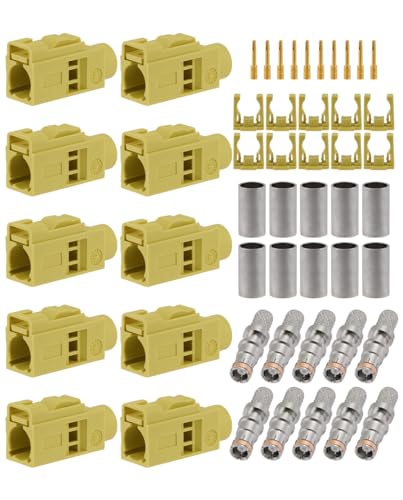 Conector Fakra K Tipo Femenino para Cable RG58 miniatura 3