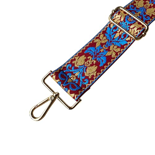 Image of Ladies Purse Strap Crossbody Floral Strap for Bag Plus Size Shoulder Bag Belt Replacement