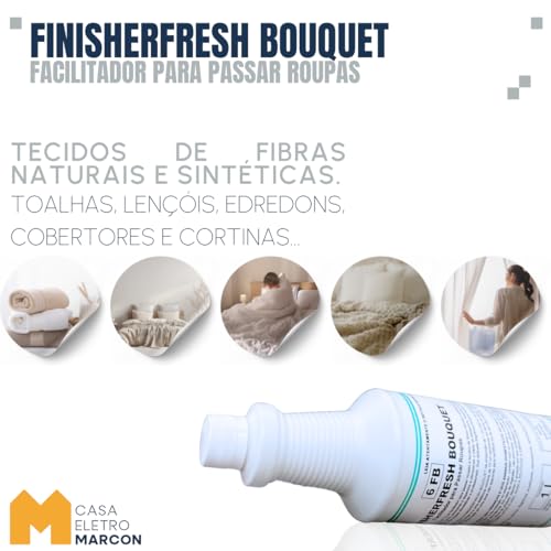 Finalizador de Passadoria de Roupas e Tecidos Odorizador de Ambientes FinisherFresh Bouquet Perfume