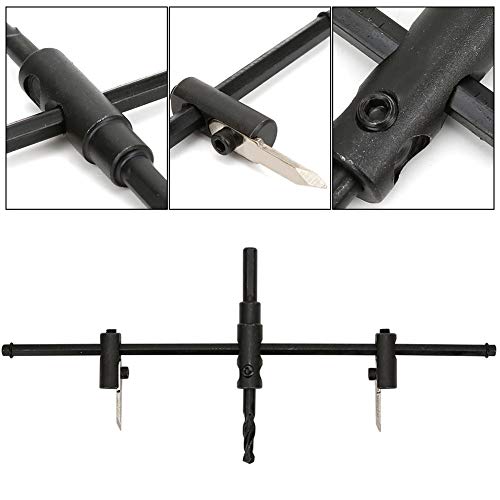Kit de Broca Ajustable de 30 a 200mm con Punta de Carburo miniatura 5