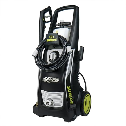 Sun Joe 14.9 Amp XTREAM Clean Electric Pressure Washer, Triple Action Power w/Foaming Cleaning & Rinsing, Brass Fittings & 34' Spray Wand, SPX3000-XT (PWMA Certified)