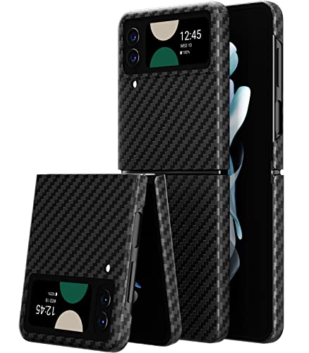 Memumi ASC221171X Real Carbon Fiber Case For Samsung Galaxy Z Flip 4 cover