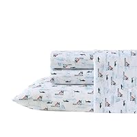 Nautica Kids - Twin Sheet Set, Super Soft & Cozy Toddler Bedding with Matching Sham(s), Ideal Boy Room Essentials (Maxon Blue, Twin)